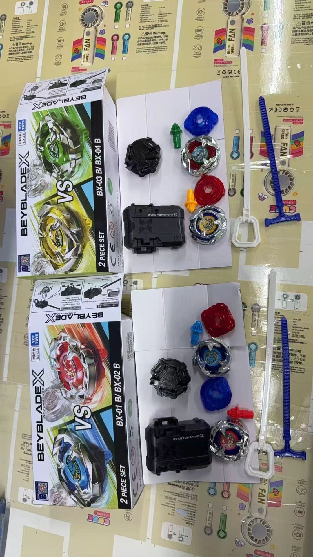 【玩具系列】 BEYBLADE X系列動畫片1:1合金雙陀螺套裝