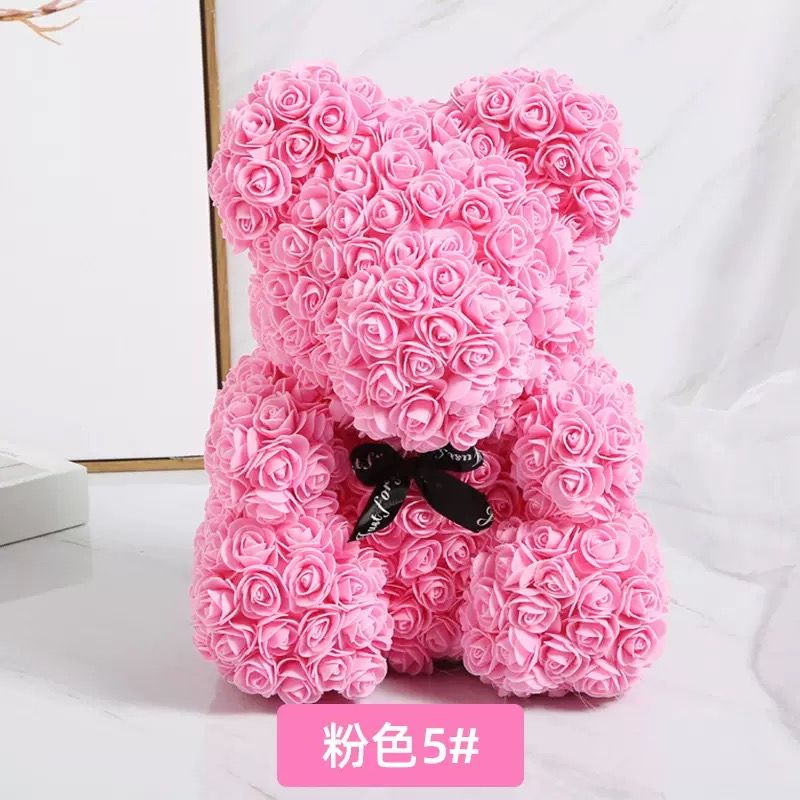 玫瑰熊永生花情人節